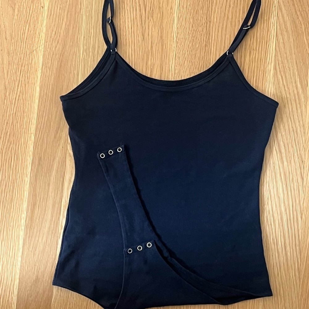Brandy Melville Blue Fitted Bodysuit